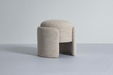 Sinclair Round Ottoman, Husk