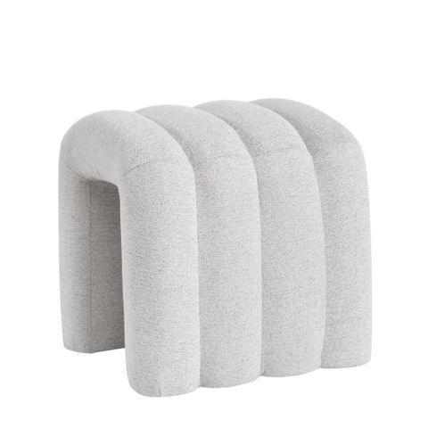 Arch Footstool, Oat
