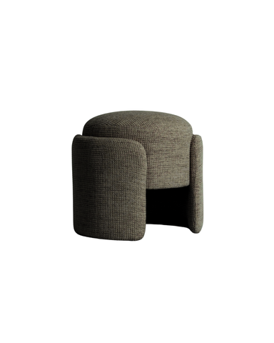 Sinclair Round Ottoman, Pine