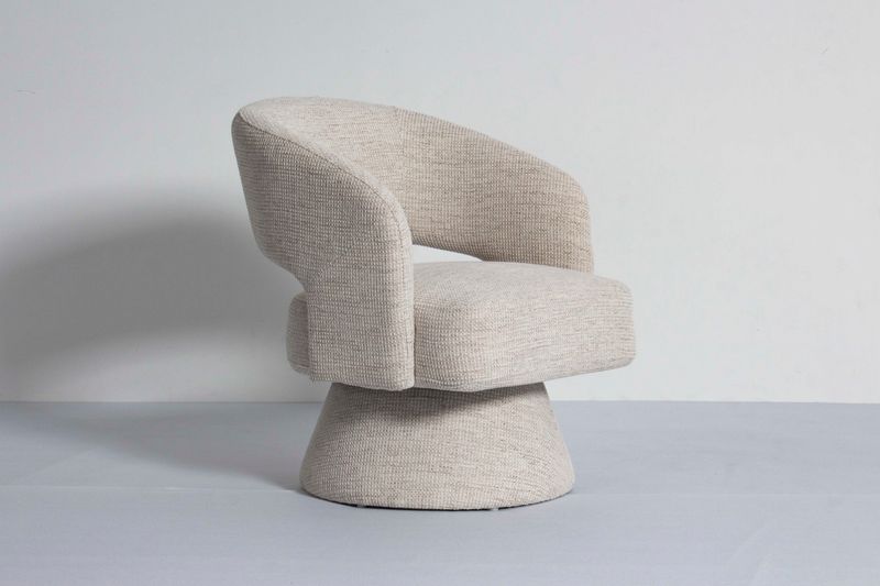 Holt Swivel Chair, Husk
