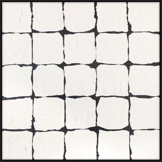 Quadrant, Hand Painted Framed Wall Art