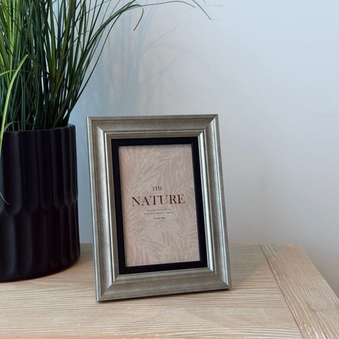 Brushed Nickel Photo Frame &ndash; 4 x 6 in