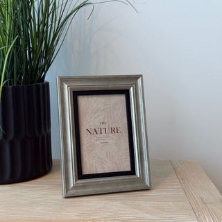 Brushed Nickel Photo Frame &ndash; 4 x 6 in