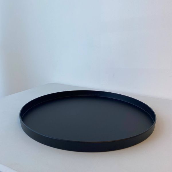 Bianca Metal Tray Medium, Black
