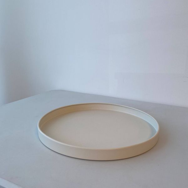 Bianca Metal Tray Small, Sand