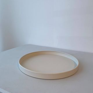 Bianca Metal Tray Small, Sand