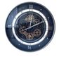 Domus Wall Clock, Pewter