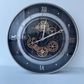 Domus Wall Clock, Pewter