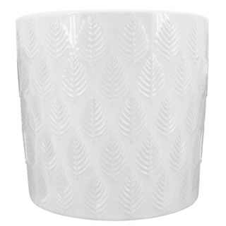 Blad Planter White 13.5x13 cm