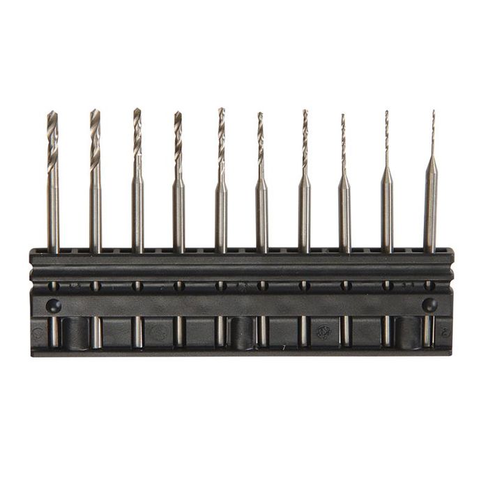 10pce Micro Drill Set 2.3mm Shank