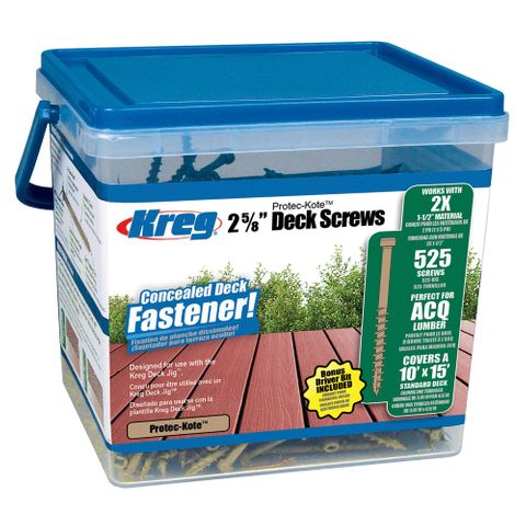 Kreg Deck Screws Protec-Kote (525) ***