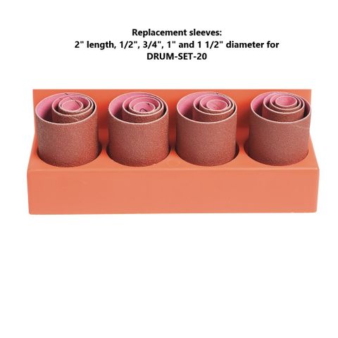 Replacement Sleeves for DRUM-SET-20 (2" length)