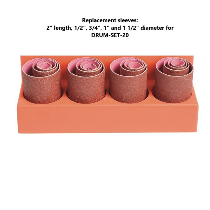 Replacement Sleeves for DRUM-SET-20 (2" length)