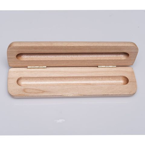 PEN BOX - SINGLE WOODEN MAPLE