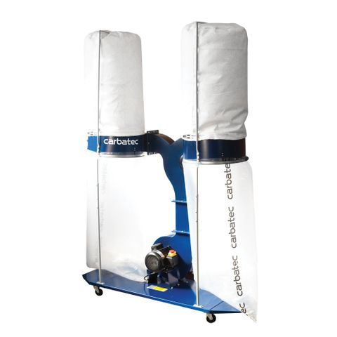 Carbatec Professional Twin Bag Dust Extractor