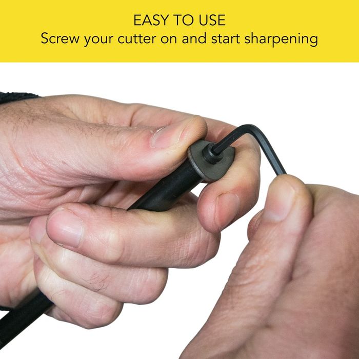Stem Sharpener for Cup, Disc and flat Scraper cutters