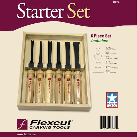 Flexcut 6 Piece Mallet Starter Set
