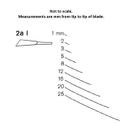Pfeil Short Bent Chisel 16mm left skew