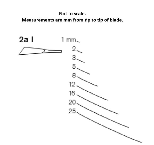 Pfeil Short Bent Chisel 16mm left skew