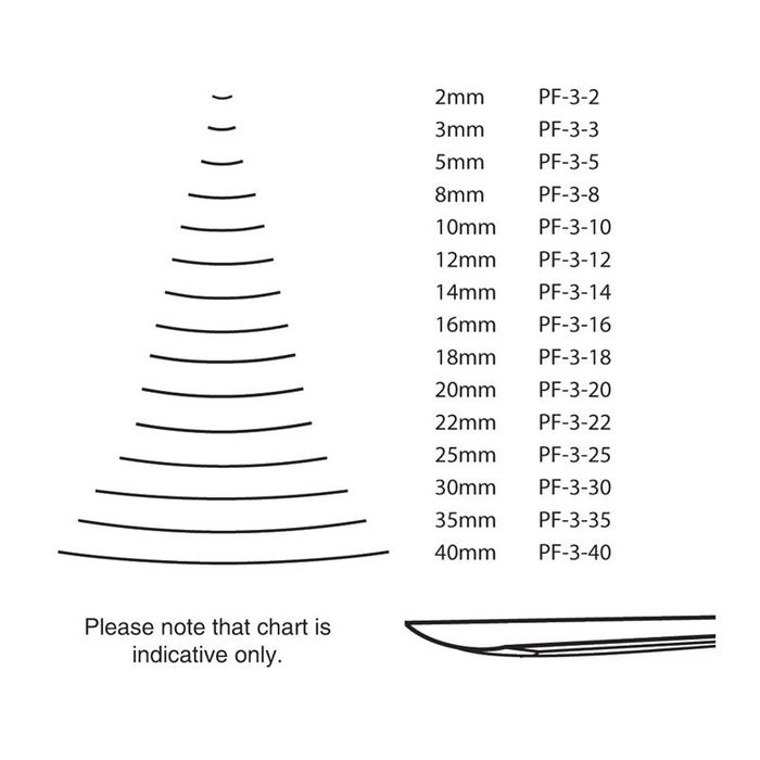 Pfeil Chisel 10mm Straight Shallow Chisel