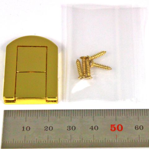 Brass Plated Box Catch 32x25x6mm