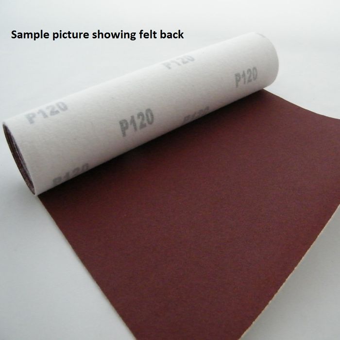 2m x 250mm Hook & Loop Sandpaper 60Grit