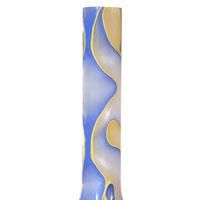 Acrylic Pen Blank Pearl / Blue / Yellow Marble