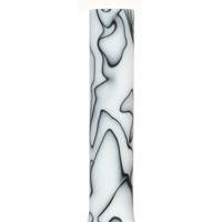 Acrylic Pen Blank White / Black Marble