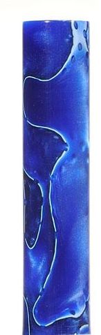 Acrylic Pen Blank Royal Blue / Pearl Marble ***