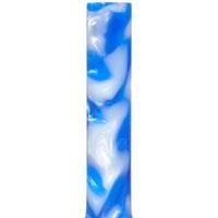Acrylic Pen Blank Blue / Pearl Swirl ***