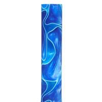 Acrylic Pen Blank Blue / Pearl Marble