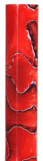 Acrylic Pen Blank Red / Pearl Marble