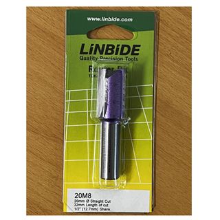 Linbide 20mm Straight Cutter 1/2" Shank