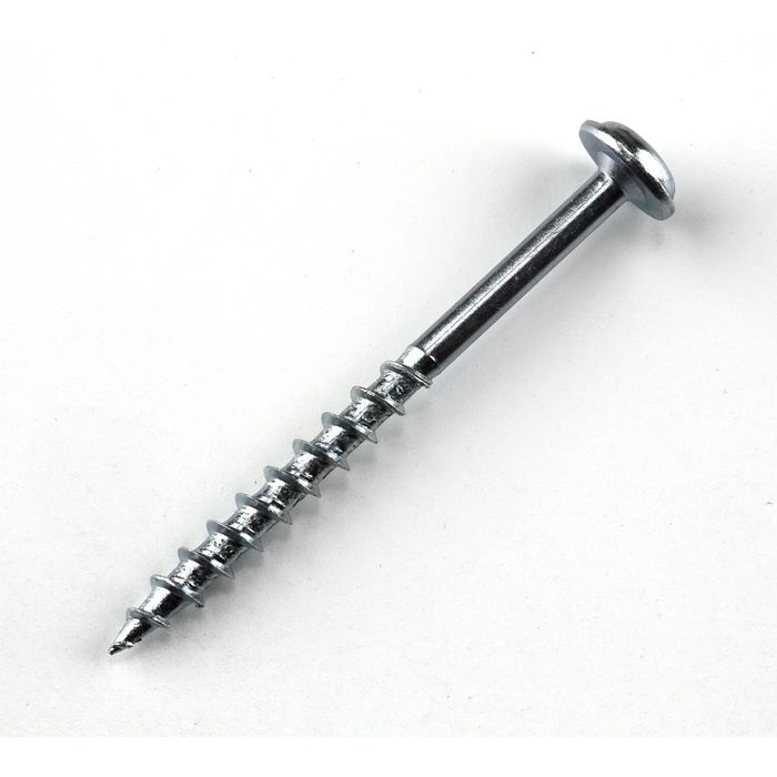 Kreg Pocket Hole Screws - 51mm Coarse/MaxiLoc Head - Zinc - 250 pack