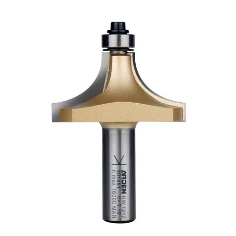 Arden Round Over Bit with Bearing - 19mm Radius 1/2" Shank
