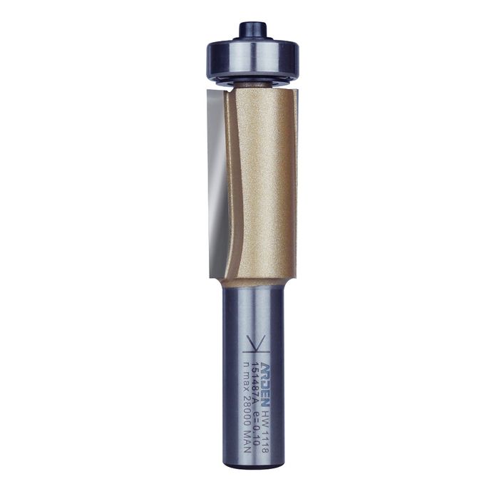 Arden Down Shear Flush Trim Bit 19.05 mm Cut Ø 38.10 mm Cut L.