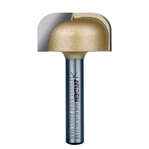 Arden Bowl and Tray Bit 25.40 mm Cut Ø 1/4" Shank