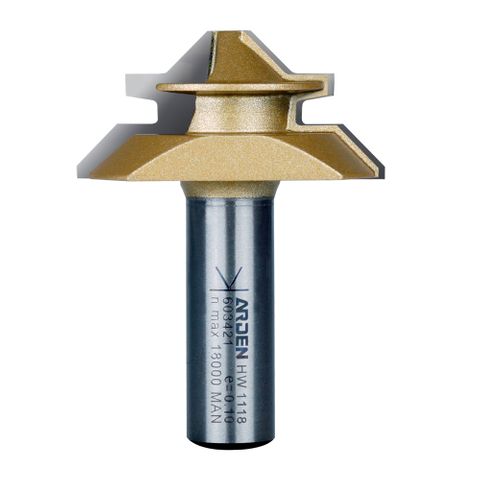 Arden Mitre Lock Bit 1/2in. Shank 44.75 mm Cut Ø 19.05 mm Cut L.
