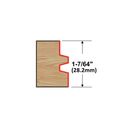 Arden Tongue and Groove Bit 1/2in. Shank 47.62 mm Cut Ø 27.78 mm Cut L.