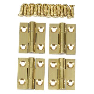 Solid Brass Butt Hinge 3/4 x 5/8   2 pair