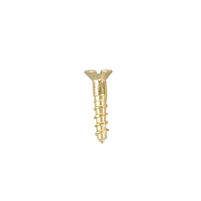 Solid Brass C/S Screws 10mm x 2.0mm - 100 pack