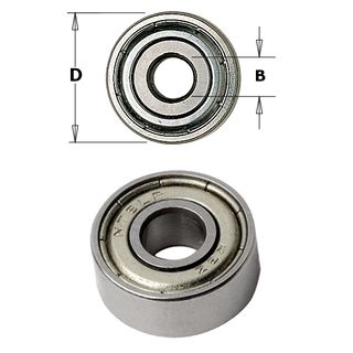 Bearing 19mm OD x 6mm  ID