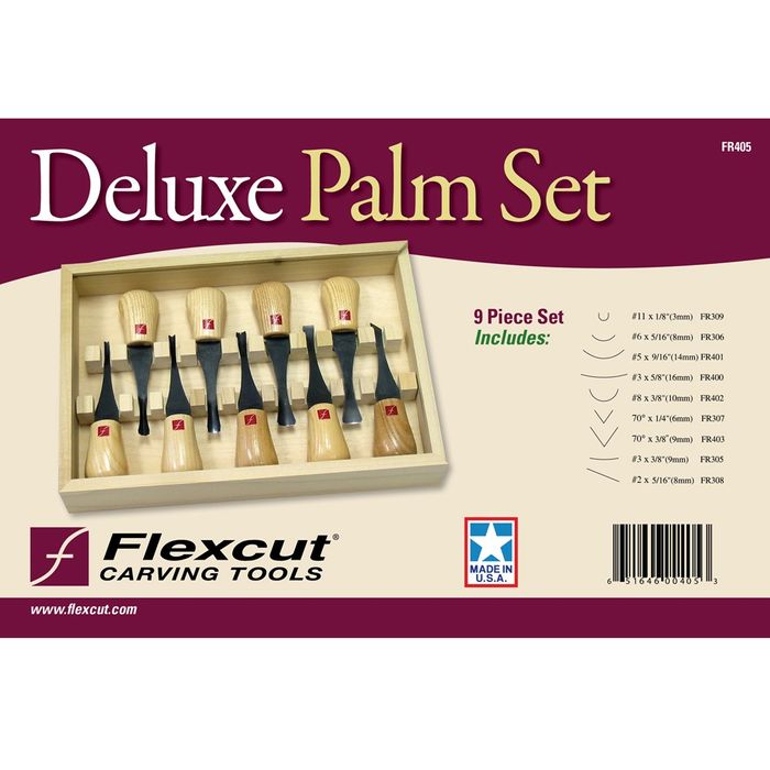Flexcut Deluxe Palm Set