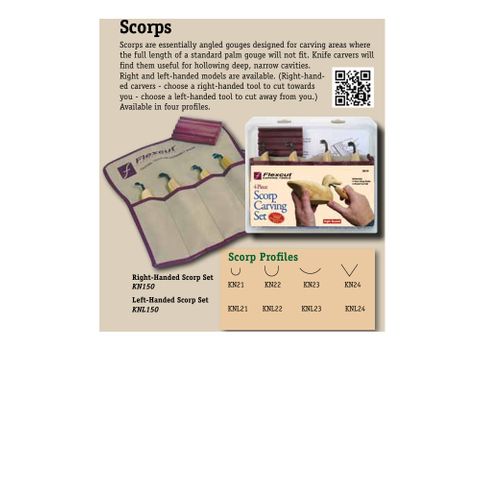 Flexcut  Right-Handed Scorp Set