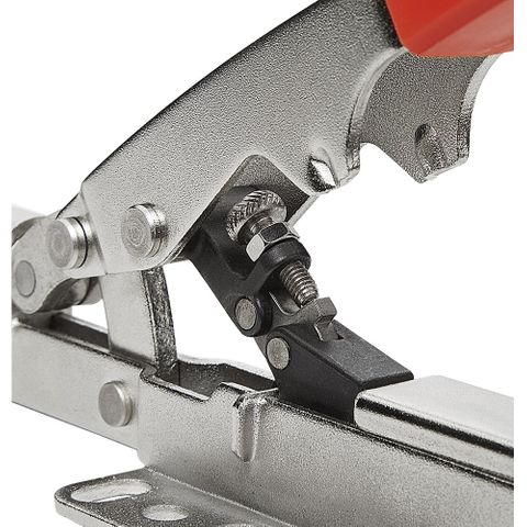 In-Line Toggle Clamp with Angled Base Plate