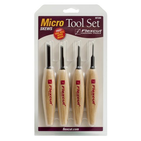 Flexcut Skews Micro Tool Set