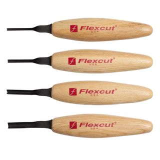 Flexcut Deep U Gouge Chisel Micro Tool Set