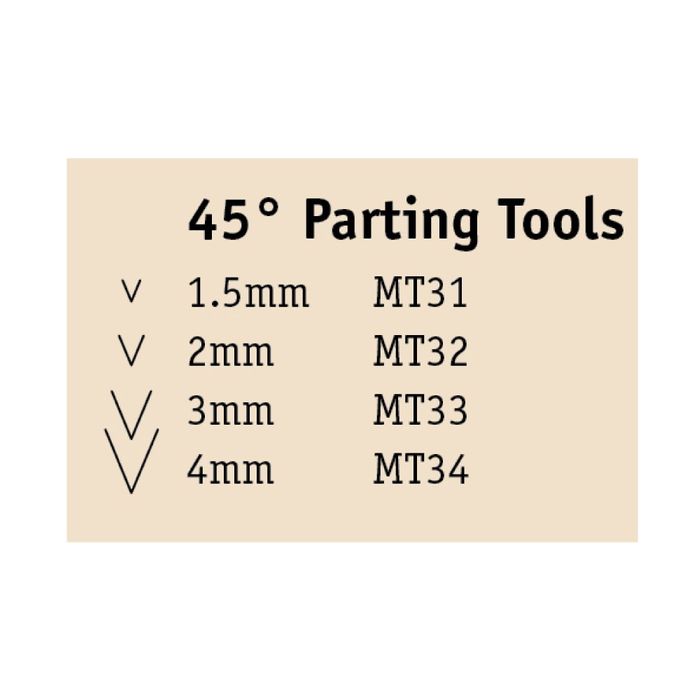 Flexcut 45° Parting Micro ToolSet