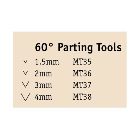 Flexcut 60° Parting Micro Tool Set