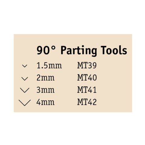 Flexcut 90° Parting Micro Tool Set